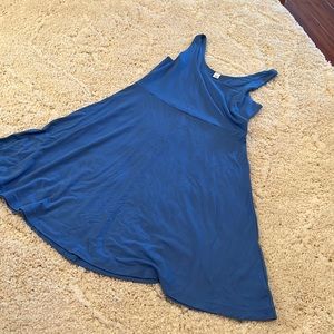 Blue skater dress
